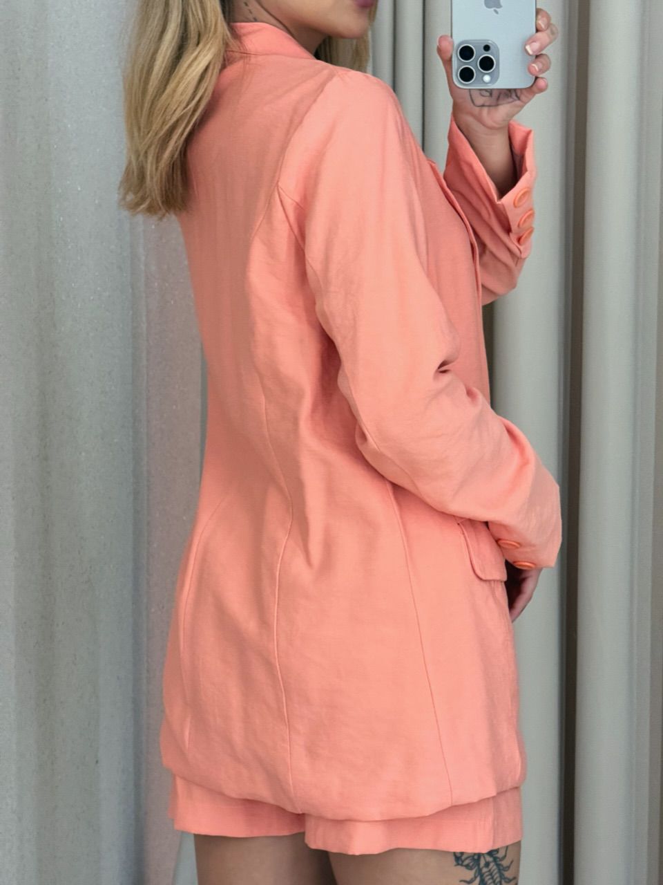 CONJUNTO ESMERALDA BLAZER LARANJA