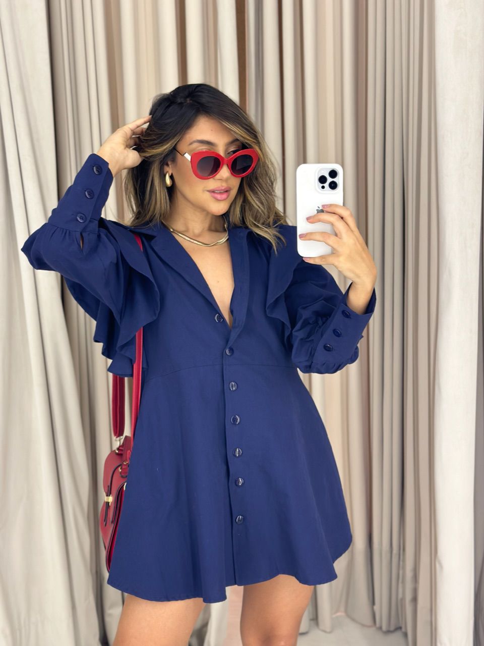 VESTIDO MARIA EDUARDA AZUL