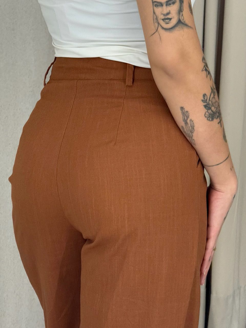 CALÇA DULCE PANTALONA CARAMELO
