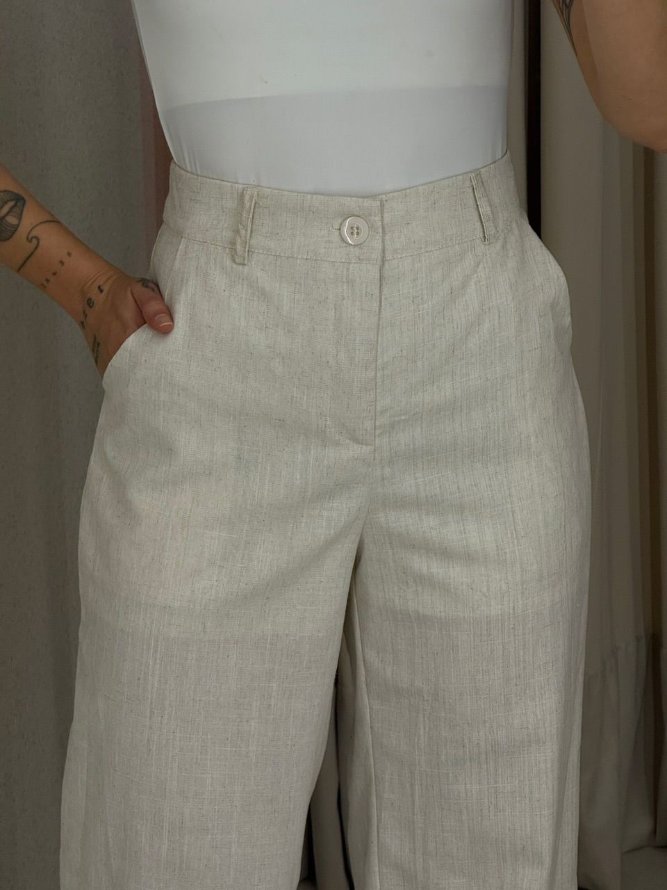 CALÇA DULCE PANTALONA CRU