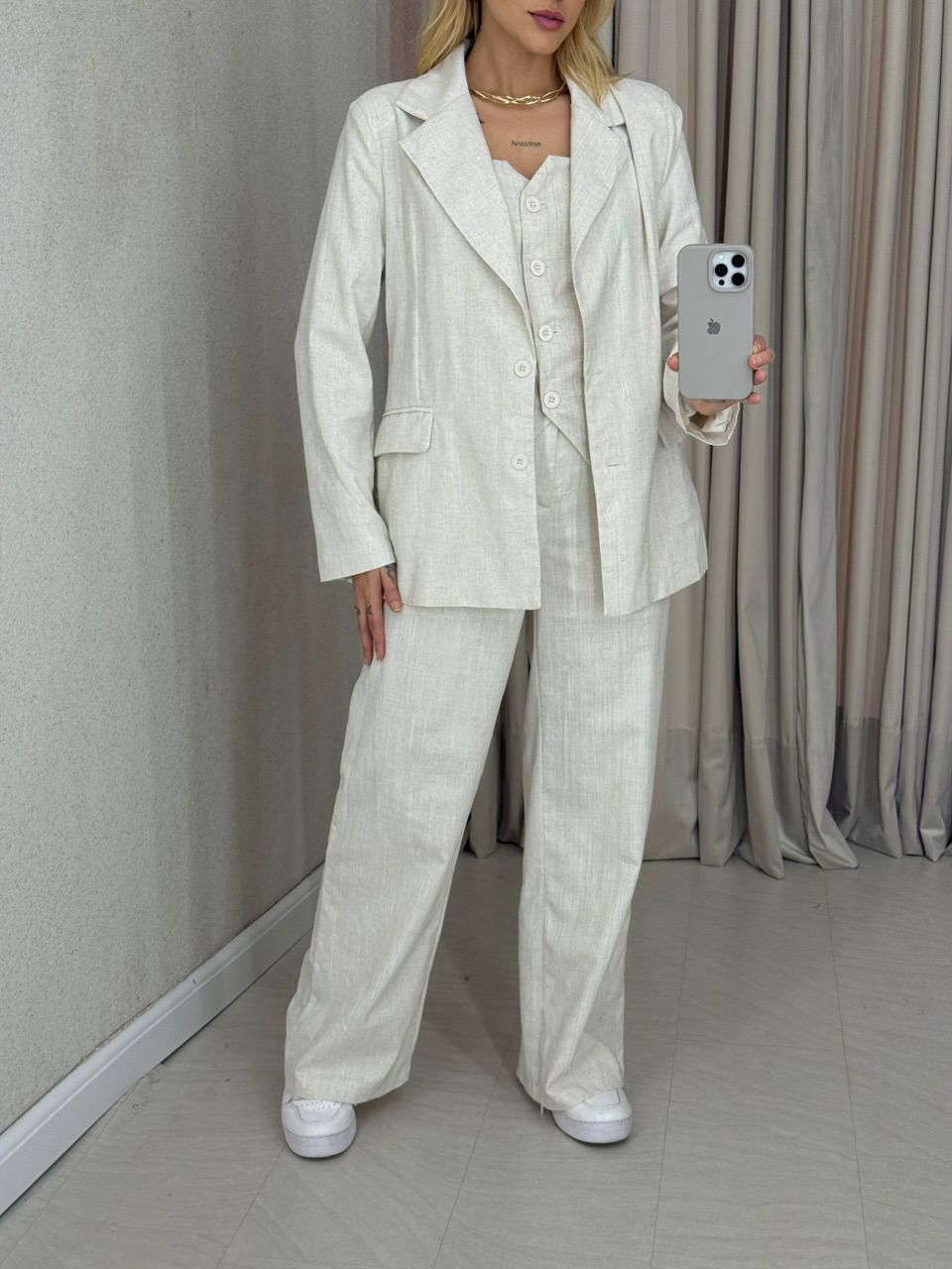 CALÇA DULCE PANTALONA CRU