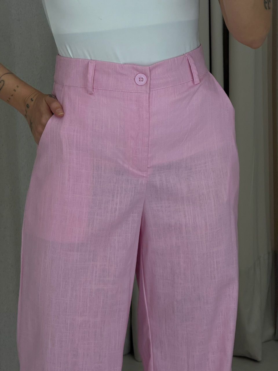 CALÇA DULCE PANTALONA ROSA