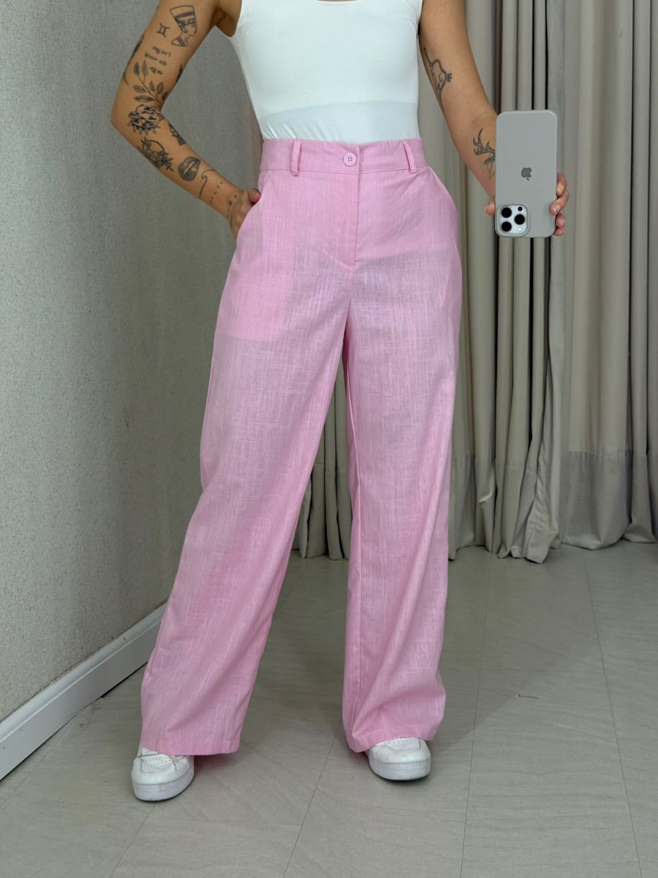 CALÇA DULCE PANTALONA ROSA - 0064320031 - CAROLLA FERRARO