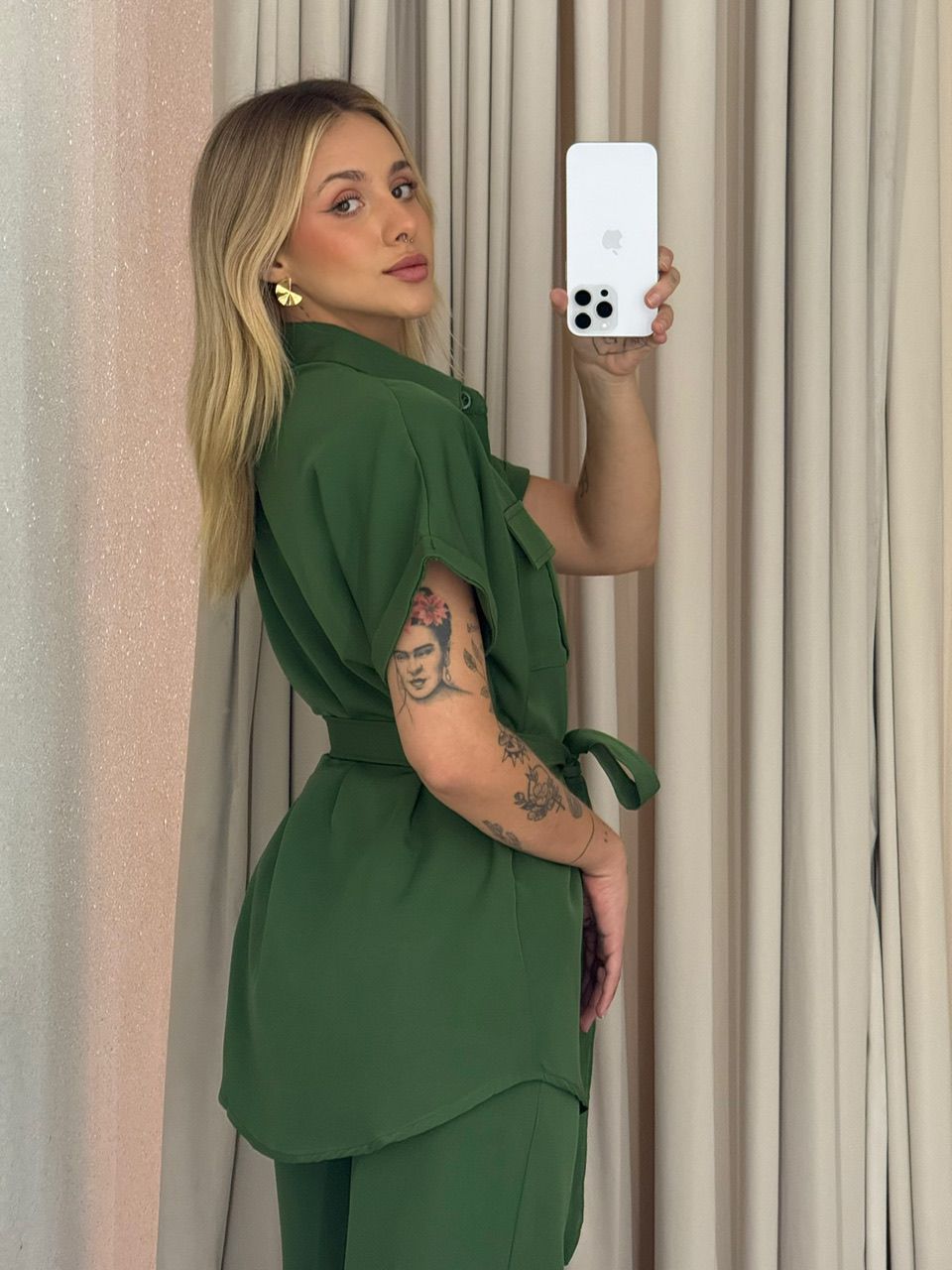  CONJUNTO FRANCISCA CALÇA VERDE