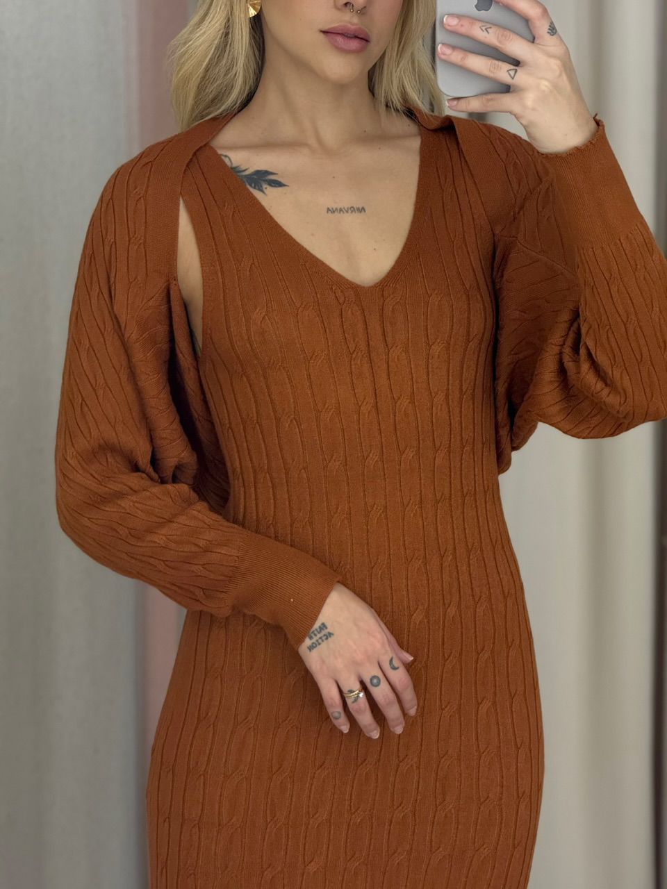 CONJUNTO MALTA Tricot TELHA