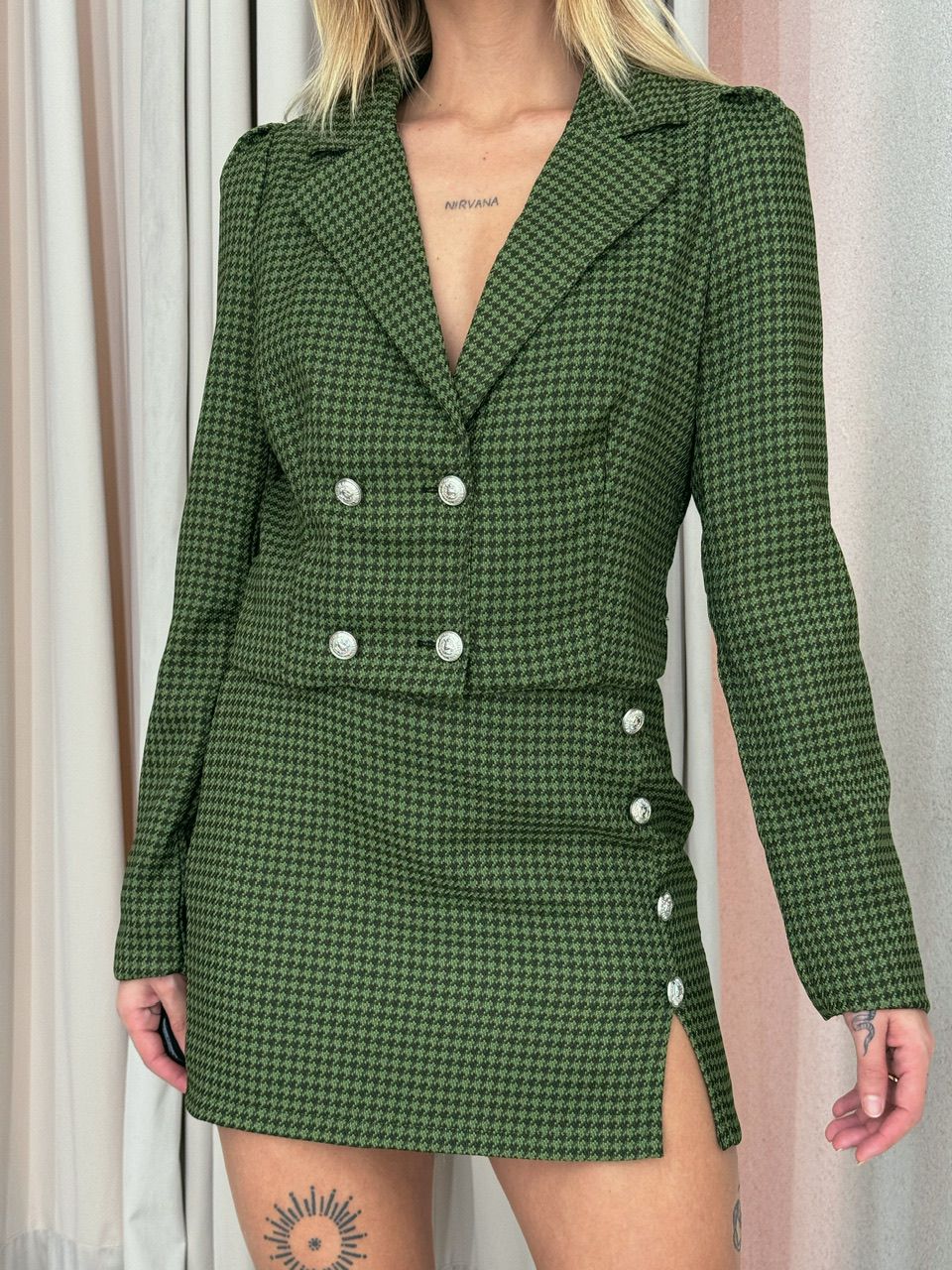 CONJUNTO GIOVANA PIED POULE VERDE
