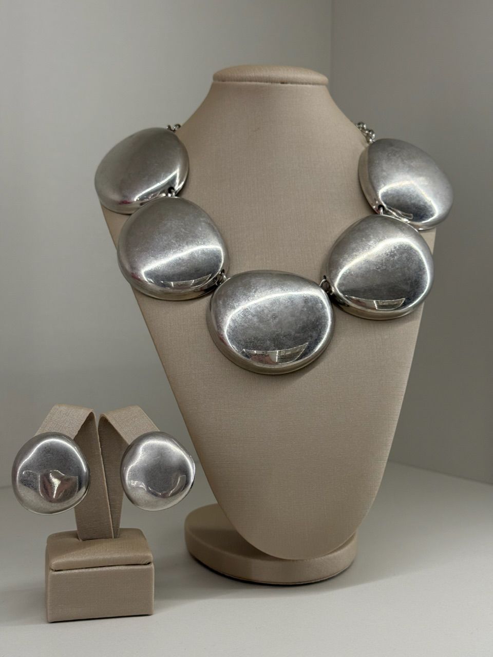 CONJUNTO LAILA COLAR BRINCO PRATA