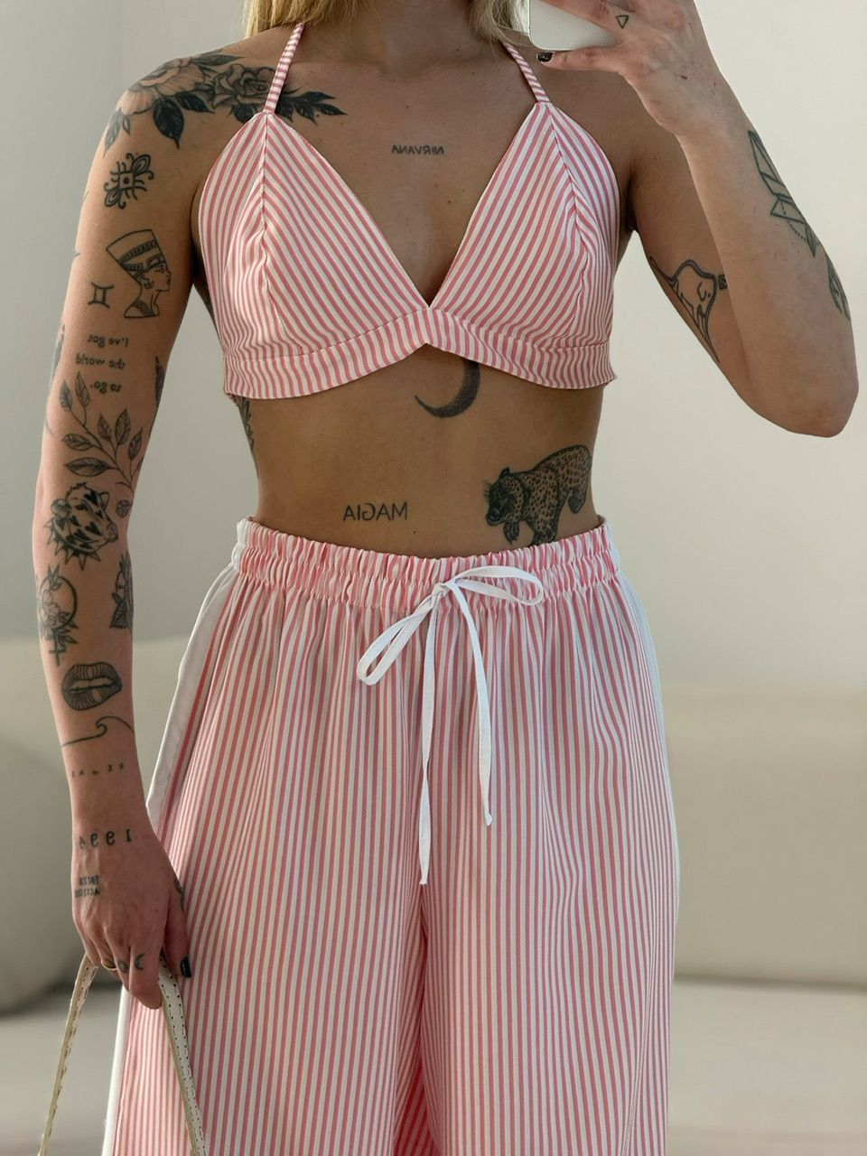 TRIJUNTO CAMILA LISTRADO ROSA