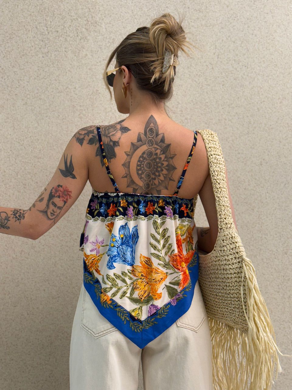 BLUSA MARINA ESTAMPADA OFF