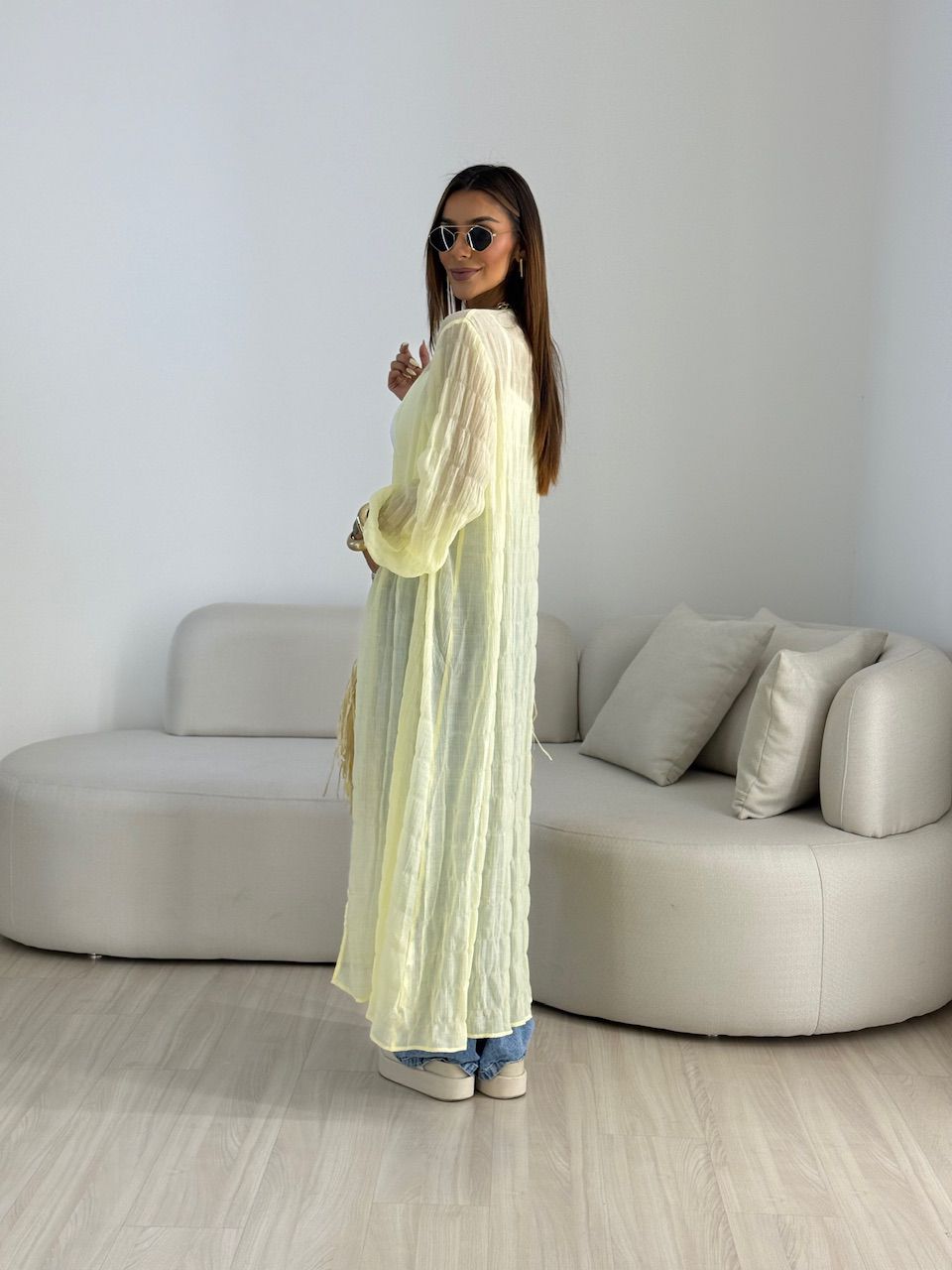 CHEMISE LAVINIA BOTÕES YELLOW BUTTER