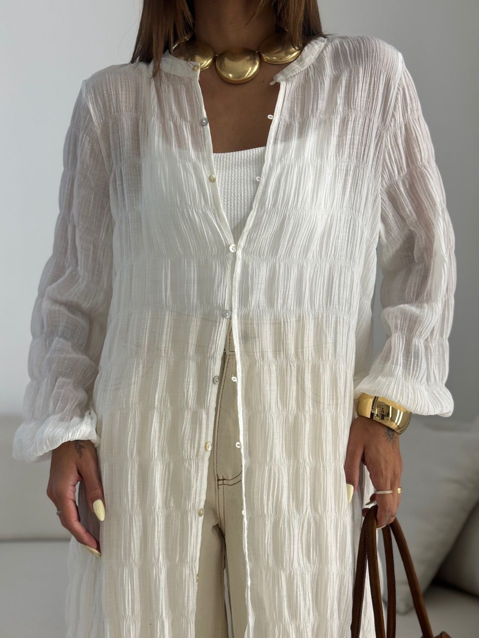 CHEMISE LAVINIA BOTÕES OFF