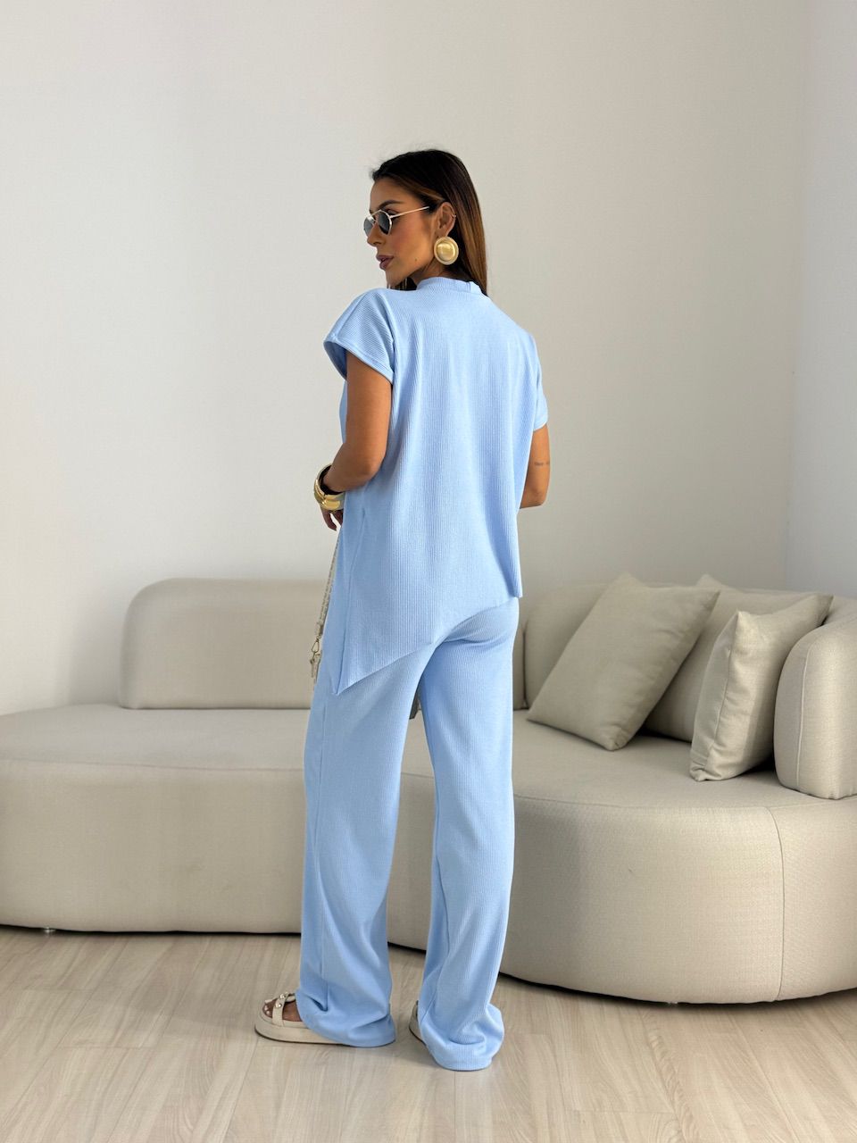 CONJUNTO CORALINE ASSIMÉTRICO BABY BLUE