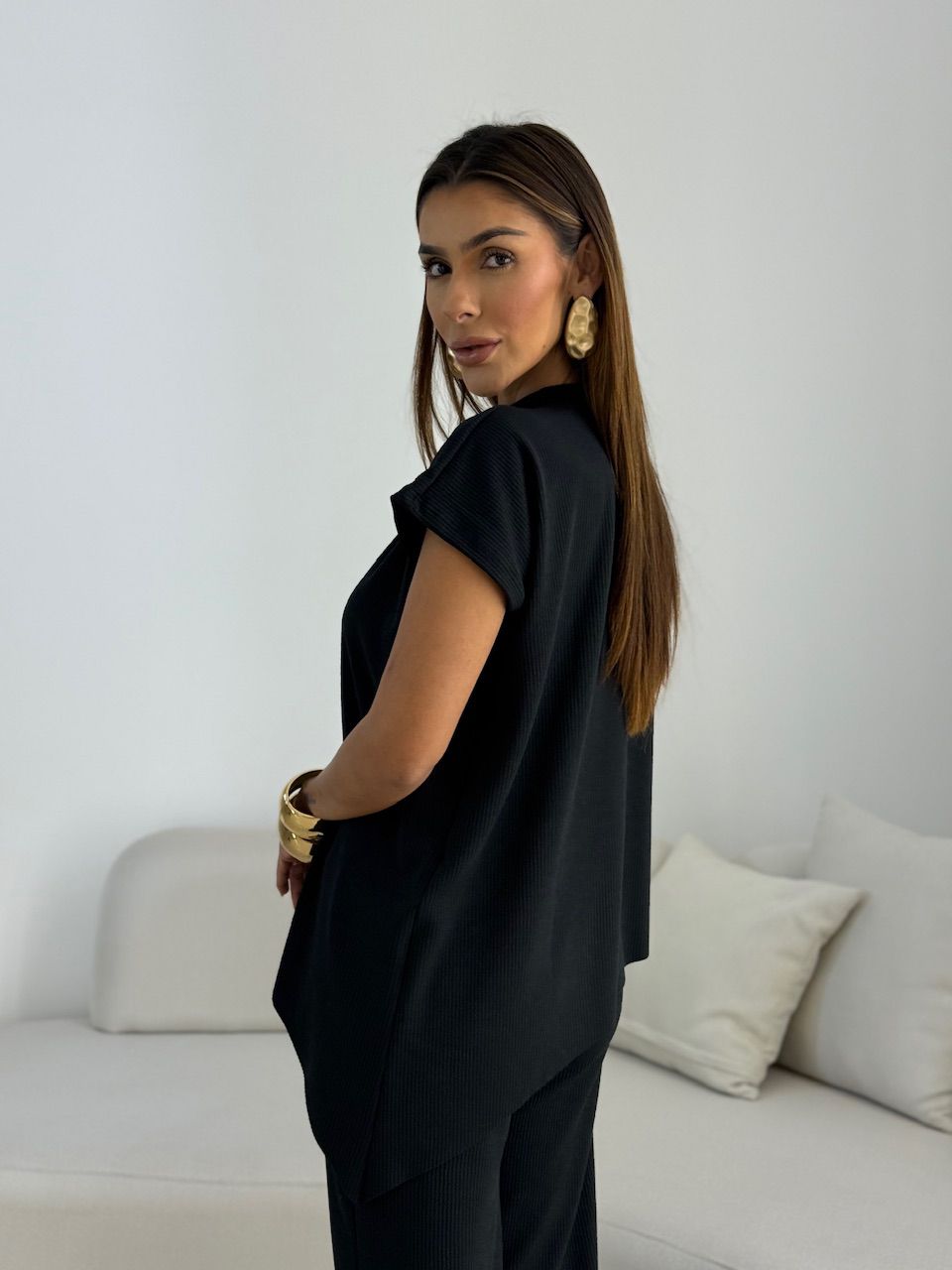 CONJUNTO CORALINE ASSIMÉTRICO PRETO