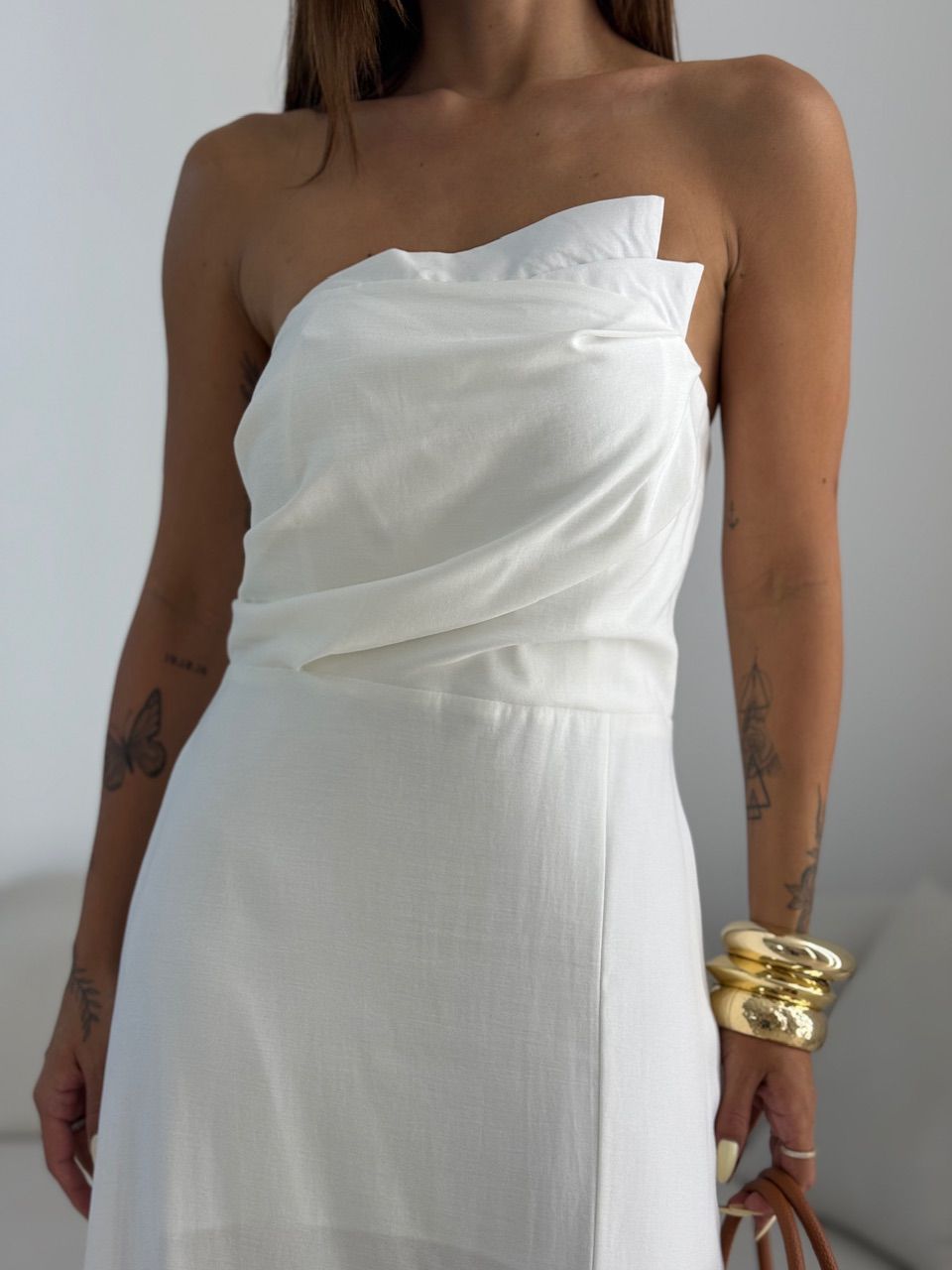 VESTIDO ELISA FENDA OFF
