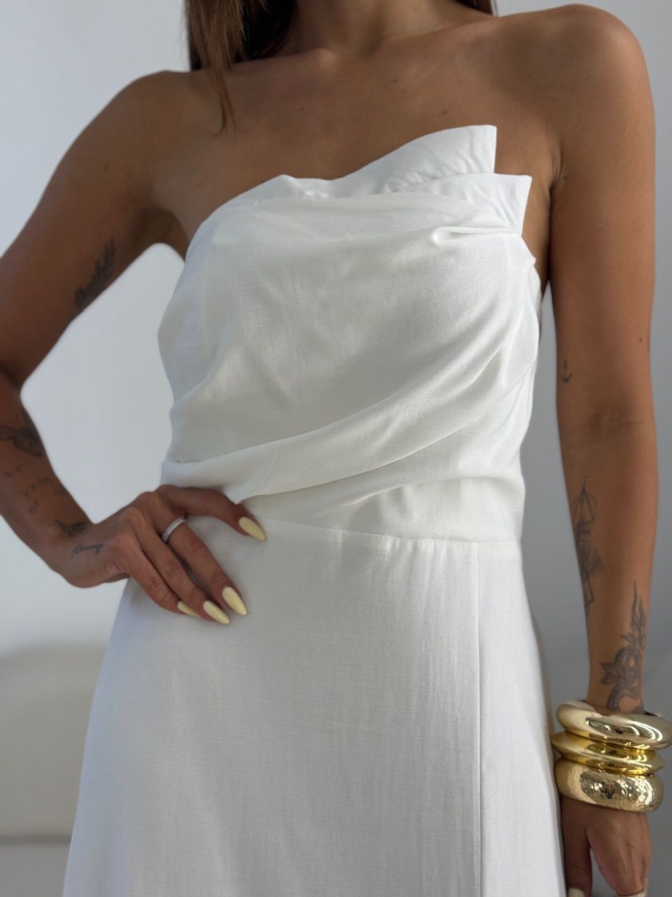 VESTIDO ELISA FENDA OFF