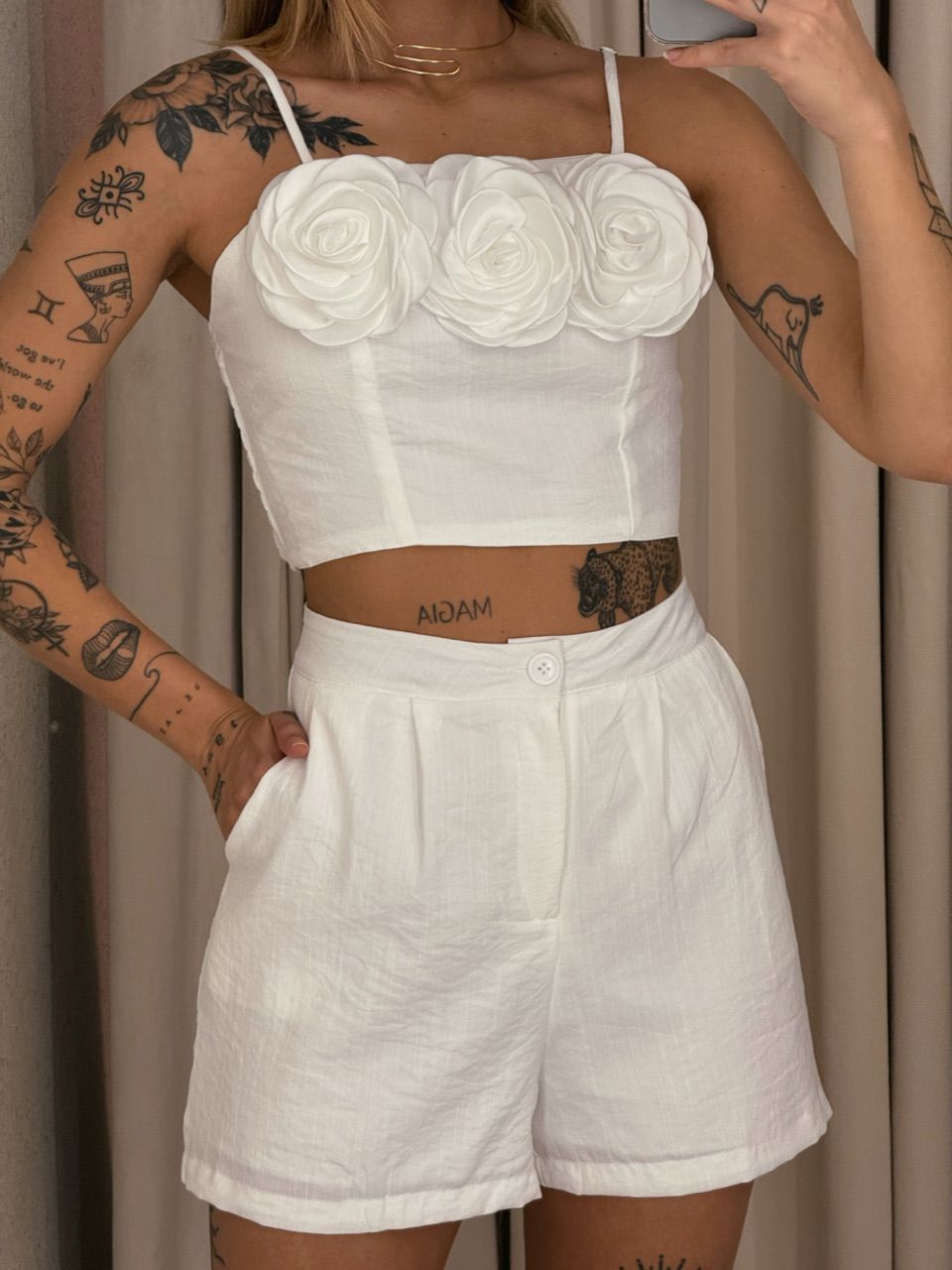 CONJUNTO LEANDRA FLOR OFF