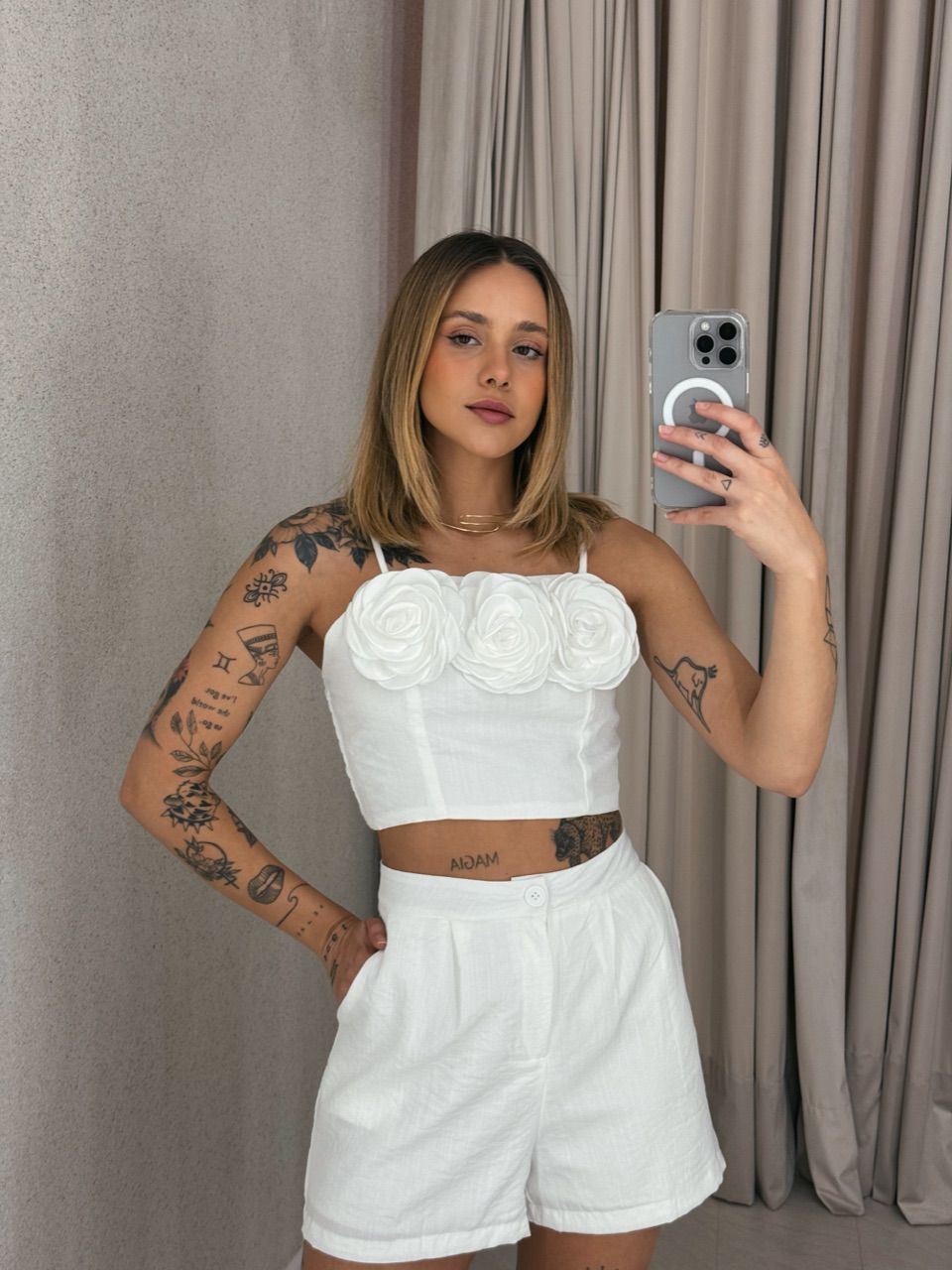 CONJUNTO LEANDRA FLOR OFF