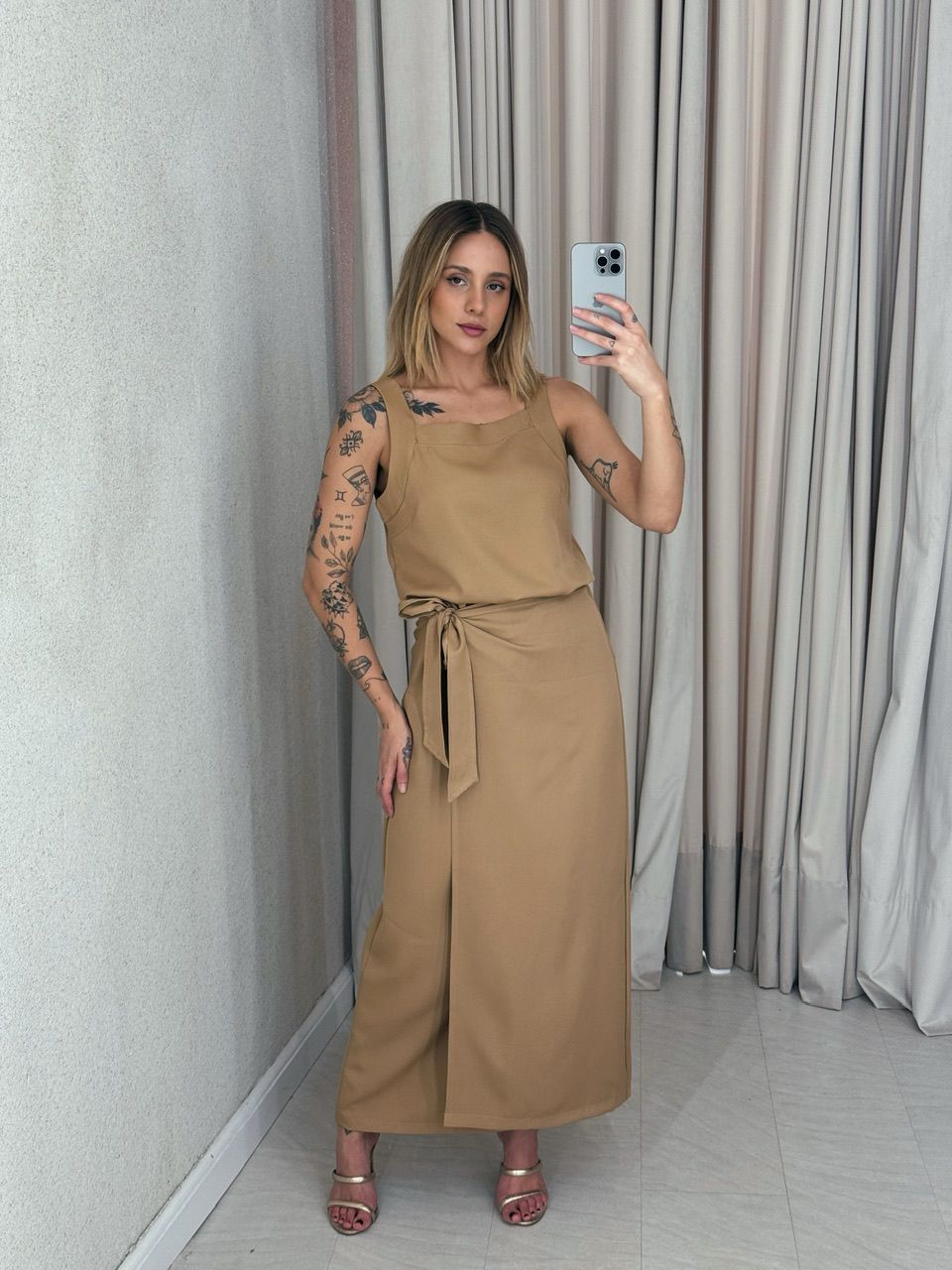 CONJUNTO VALENTINA SAIA NUDE