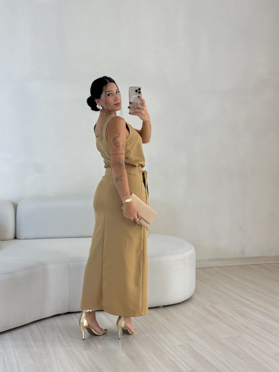CONJUNTO VALENTINA SAIA NUDE