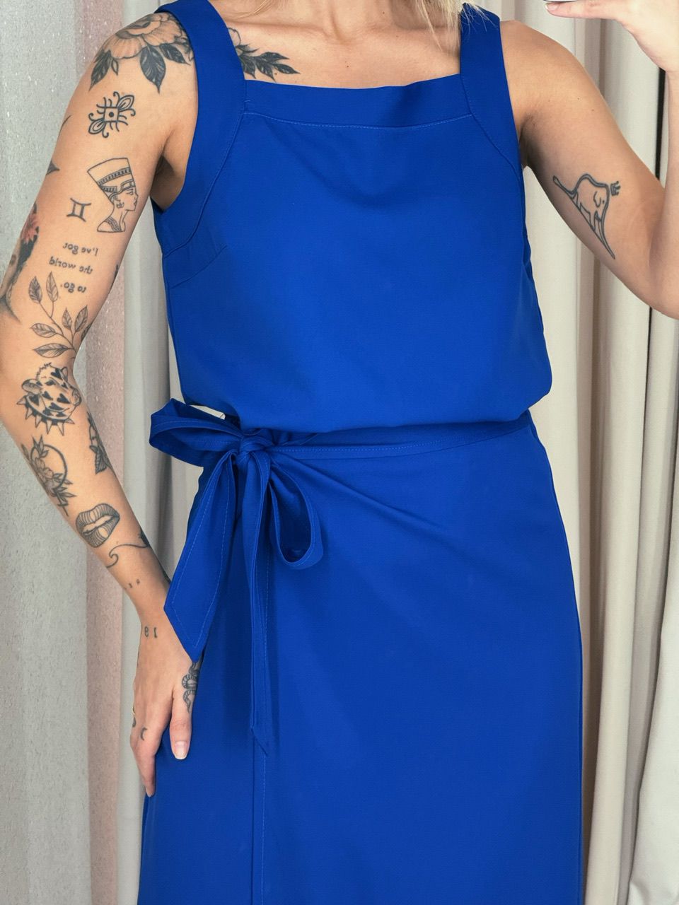 CONJUNTO VALENTINA SAIA azul