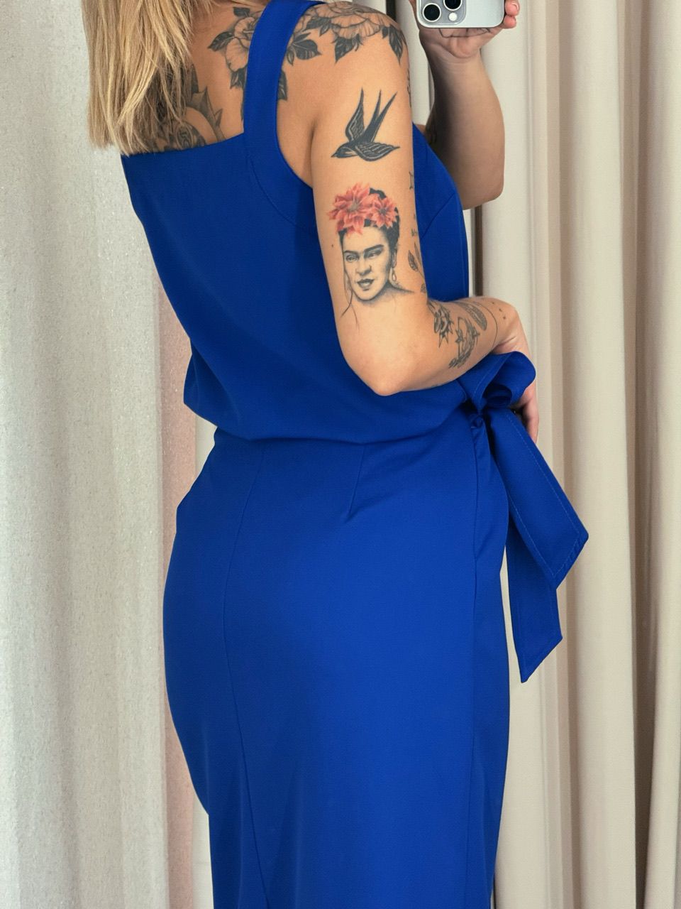 CONJUNTO VALENTINA SAIA azul