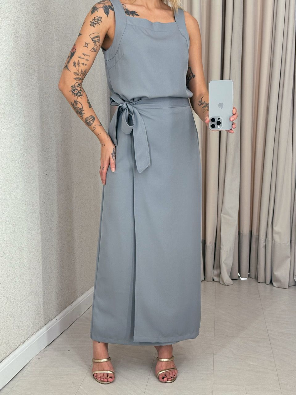 CONJUNTO VALENTINA SAIA Cinza