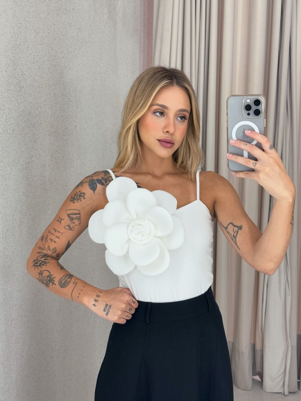 BODY BRENDA FLOR OFF - 0058630048 - CAROLLA FERRARO