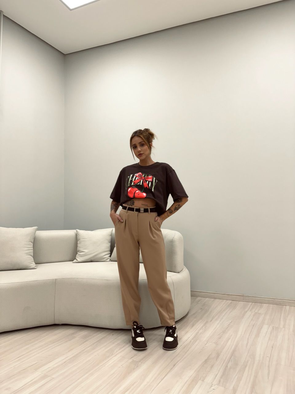 CALÇA GISELE CENOURA CAPUCCINO 