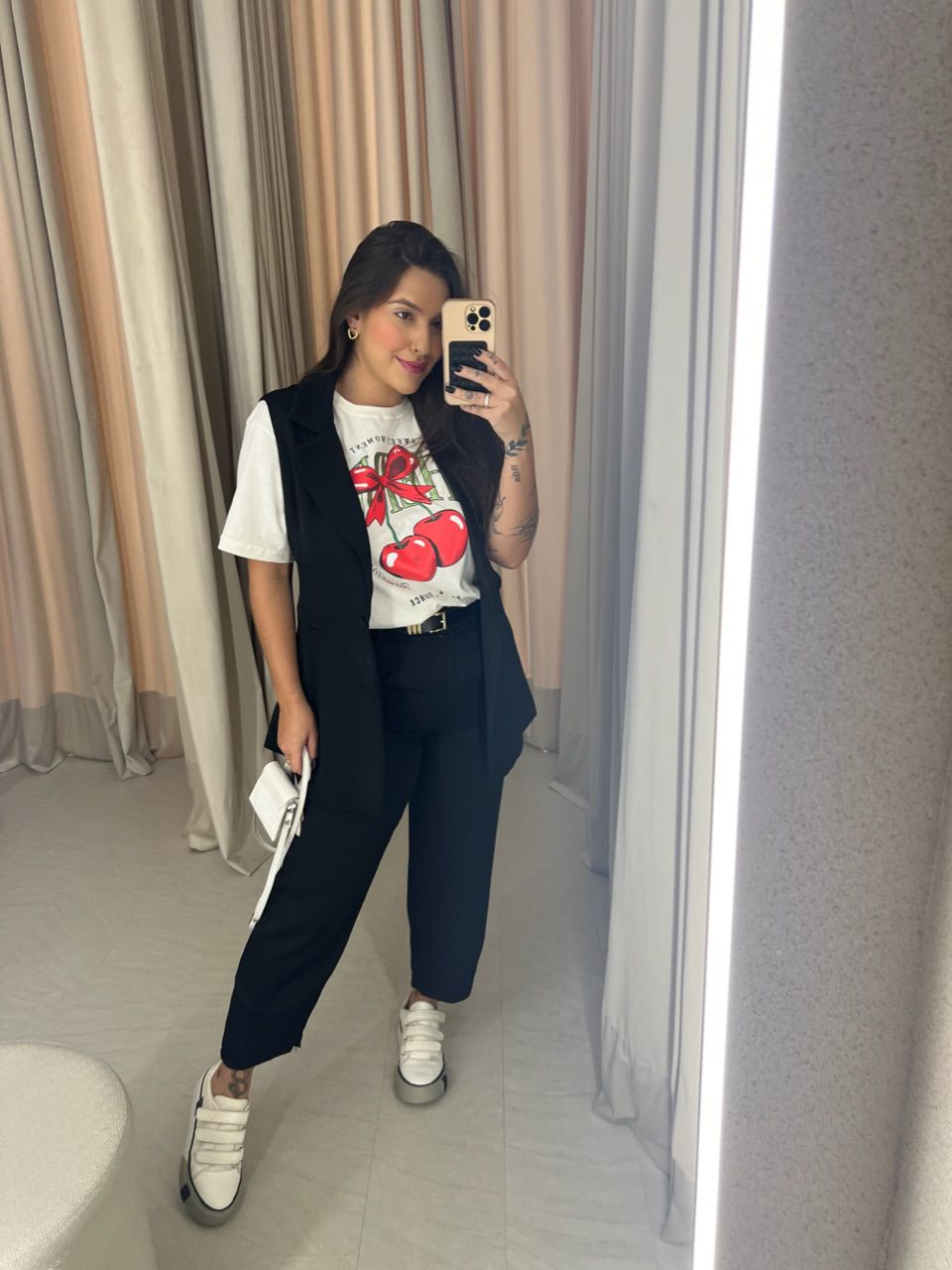 CALÇA GISELE CENOURA PRETA