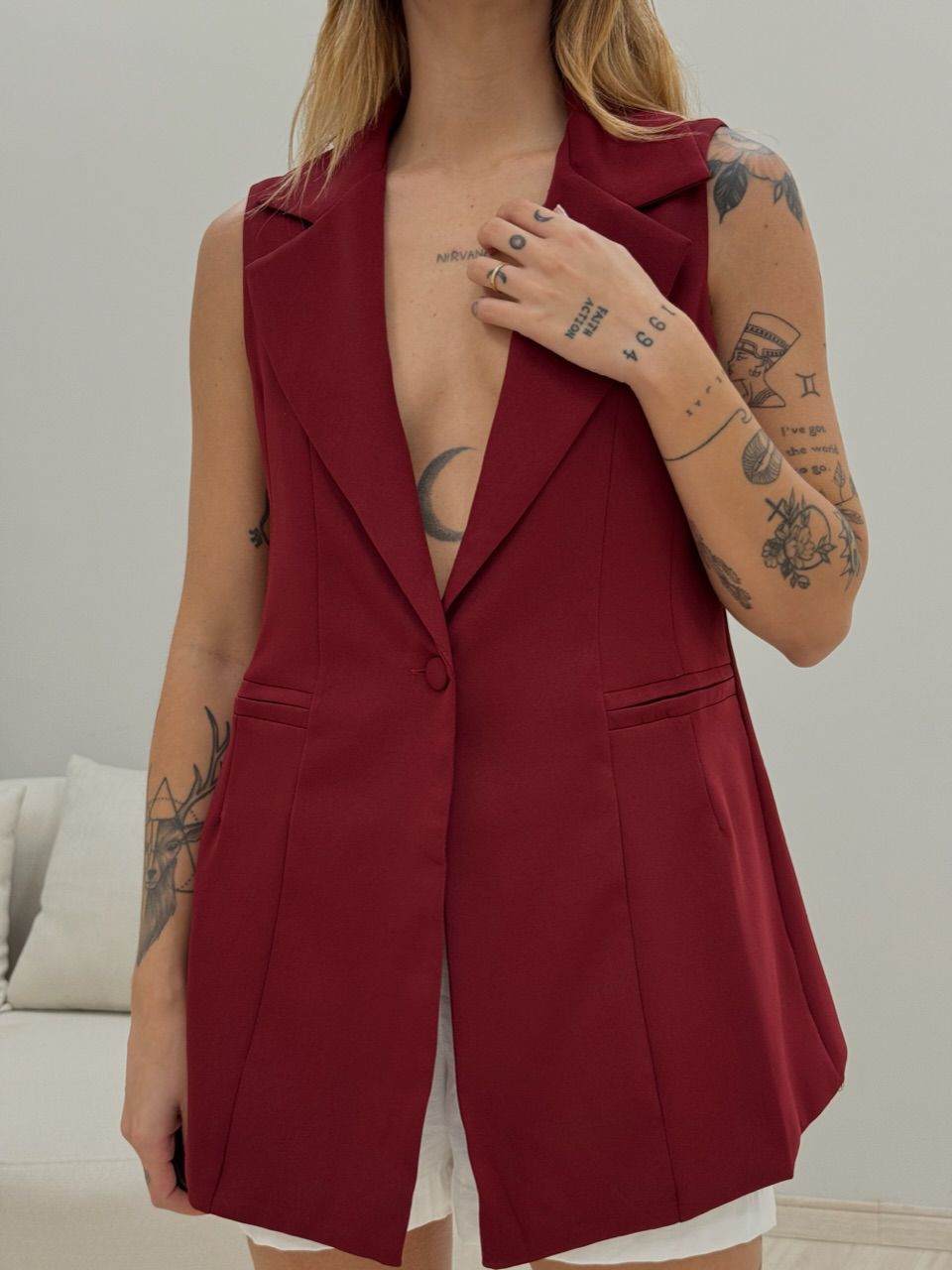 COLETE LILIANE CHERRY RED