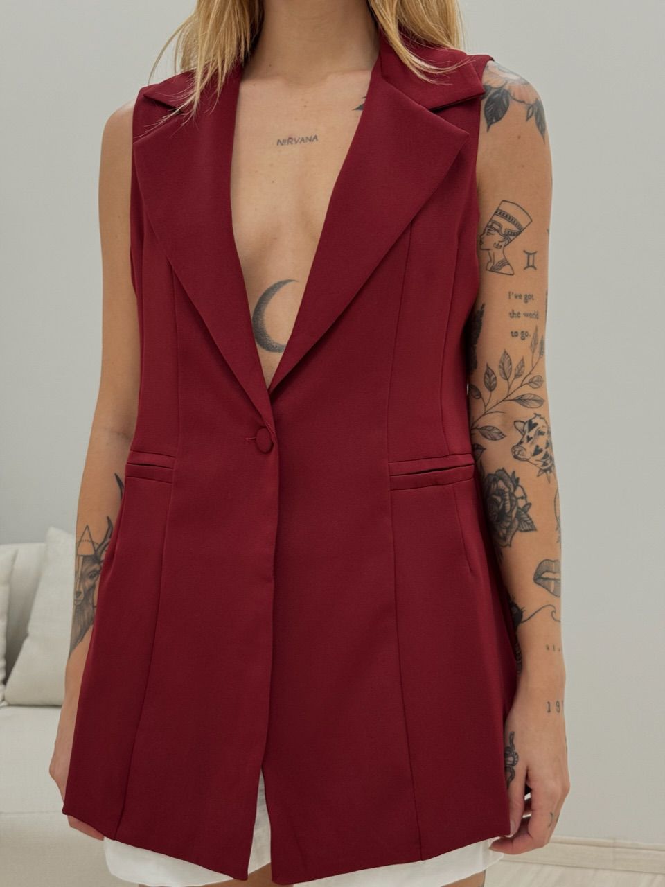 COLETE LILIANE CHERRY RED