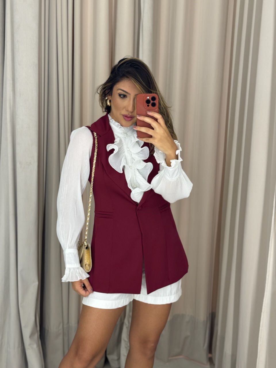 COLETE LILIANE CHERRY RED