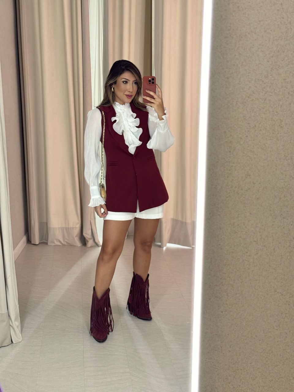 COLETE LILIANE CHERRY RED