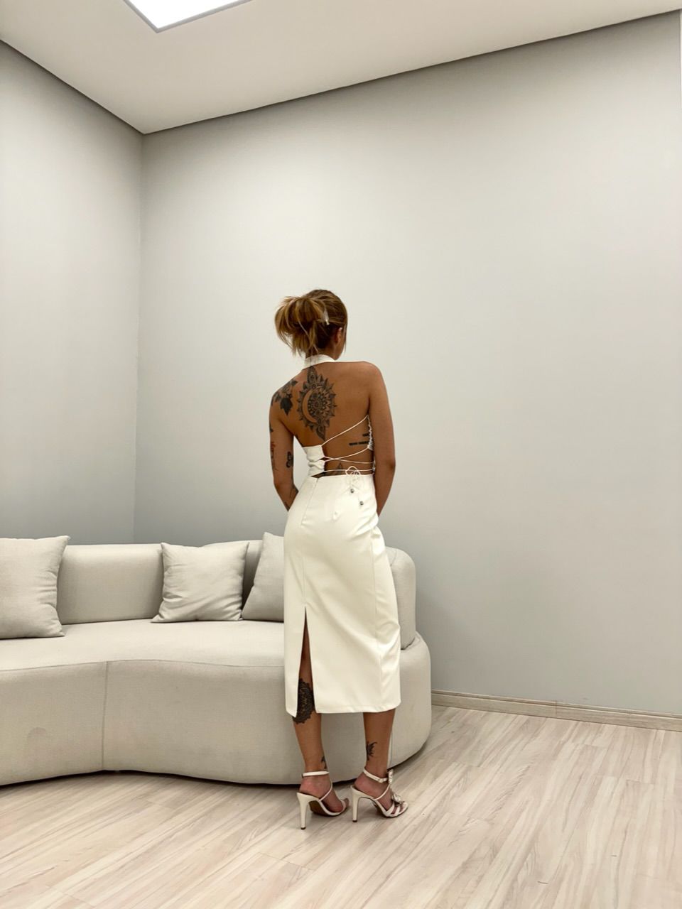 VESTIDO CLARISSE COURINO OFF
