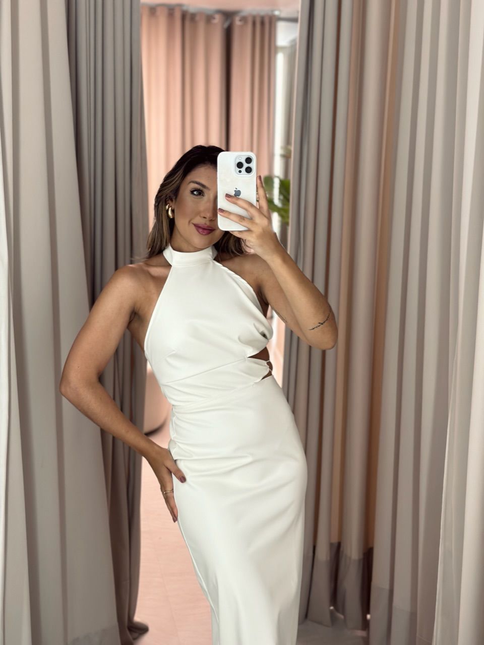 VESTIDO CLARISSE COURINO OFF
