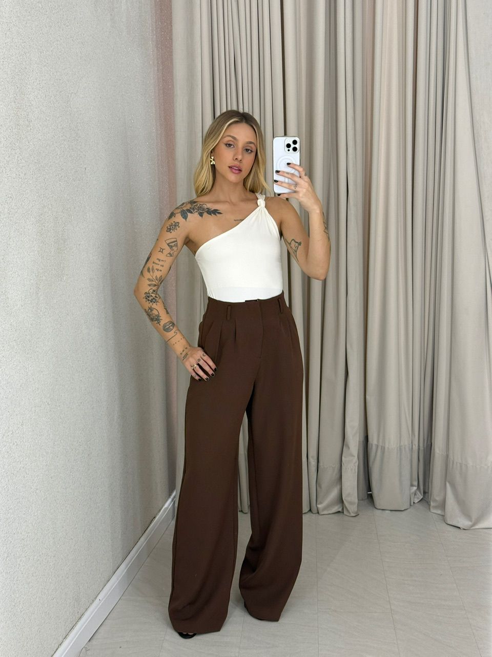 CALÇA IOLANDA 02 PANTALONA MARROM