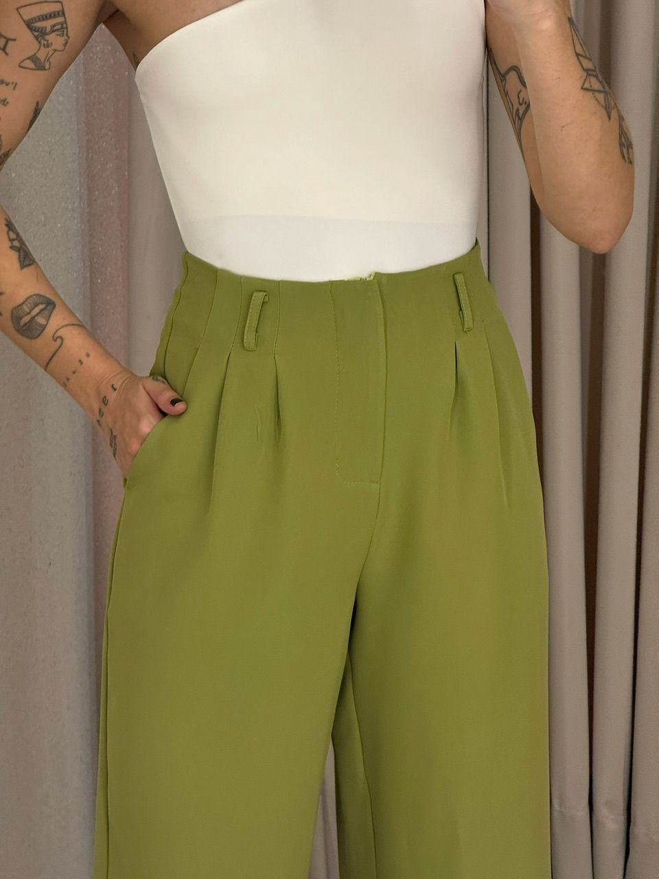 CALÇA IOLANDA 02 PANTALONA verde