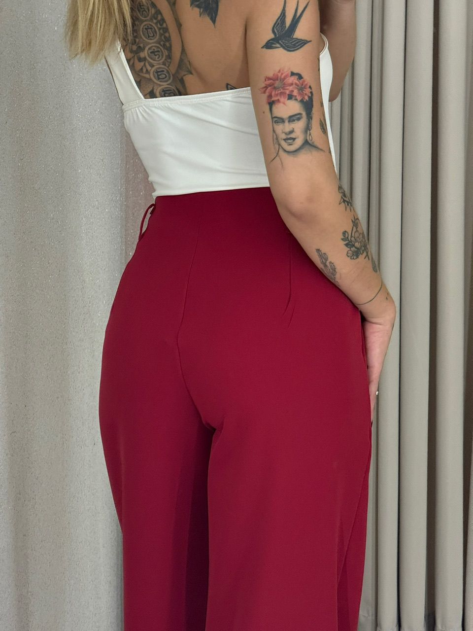 CALÇA IOLANDA 02 PANTALONA VINHO