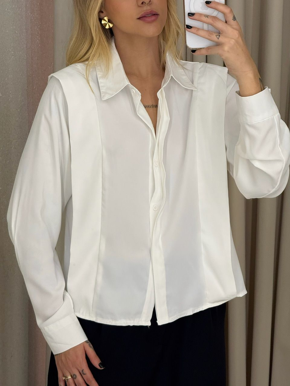 CAMISA MARTA BOTÕES OFF
