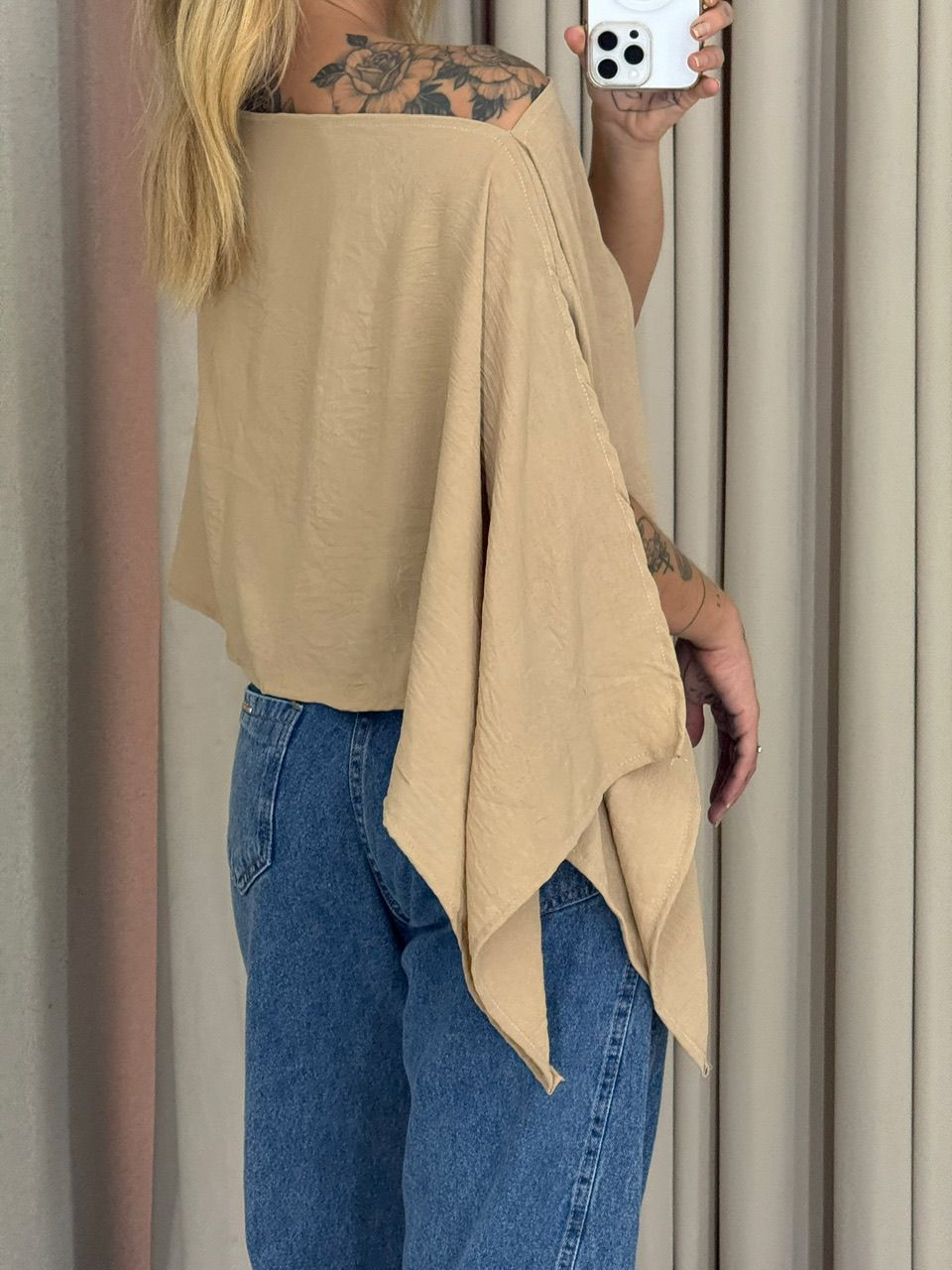 CROPPED BRUNA CAPA NUDE