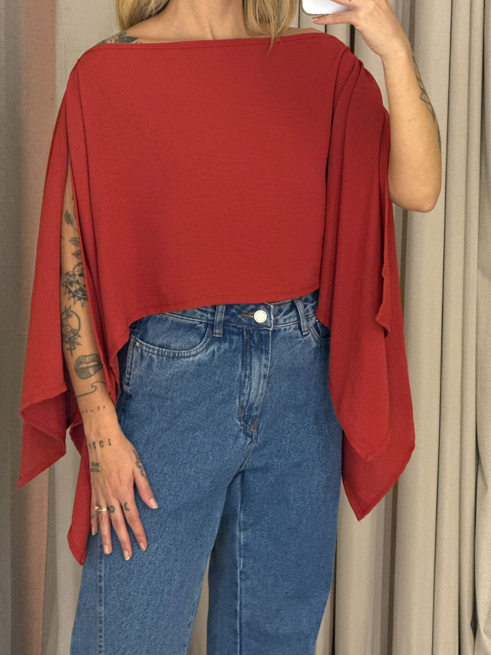 CROPPED BRUNA CAPA TELHA