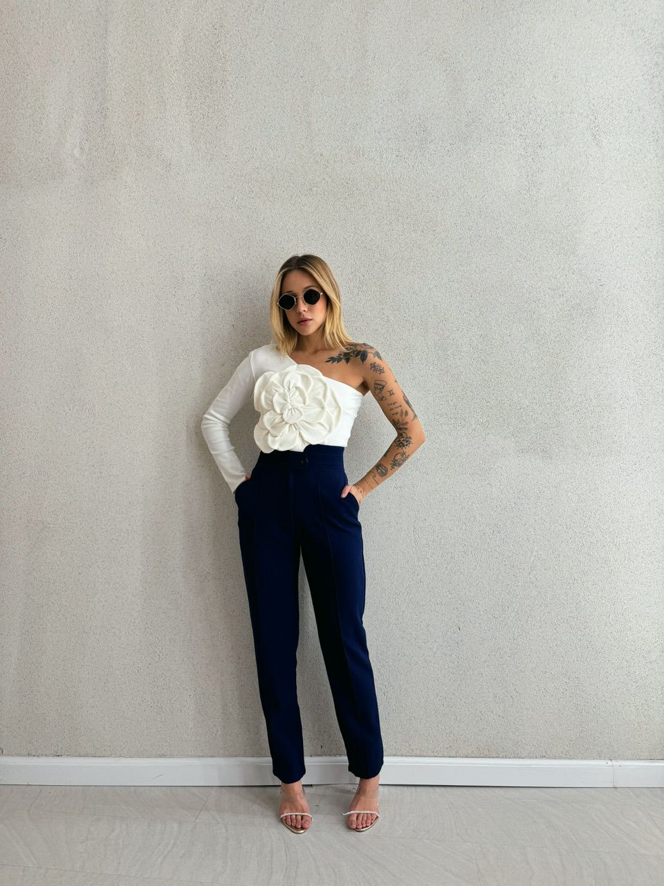 CALÇA SKINNY LETÍCIA AZUL MARINHO