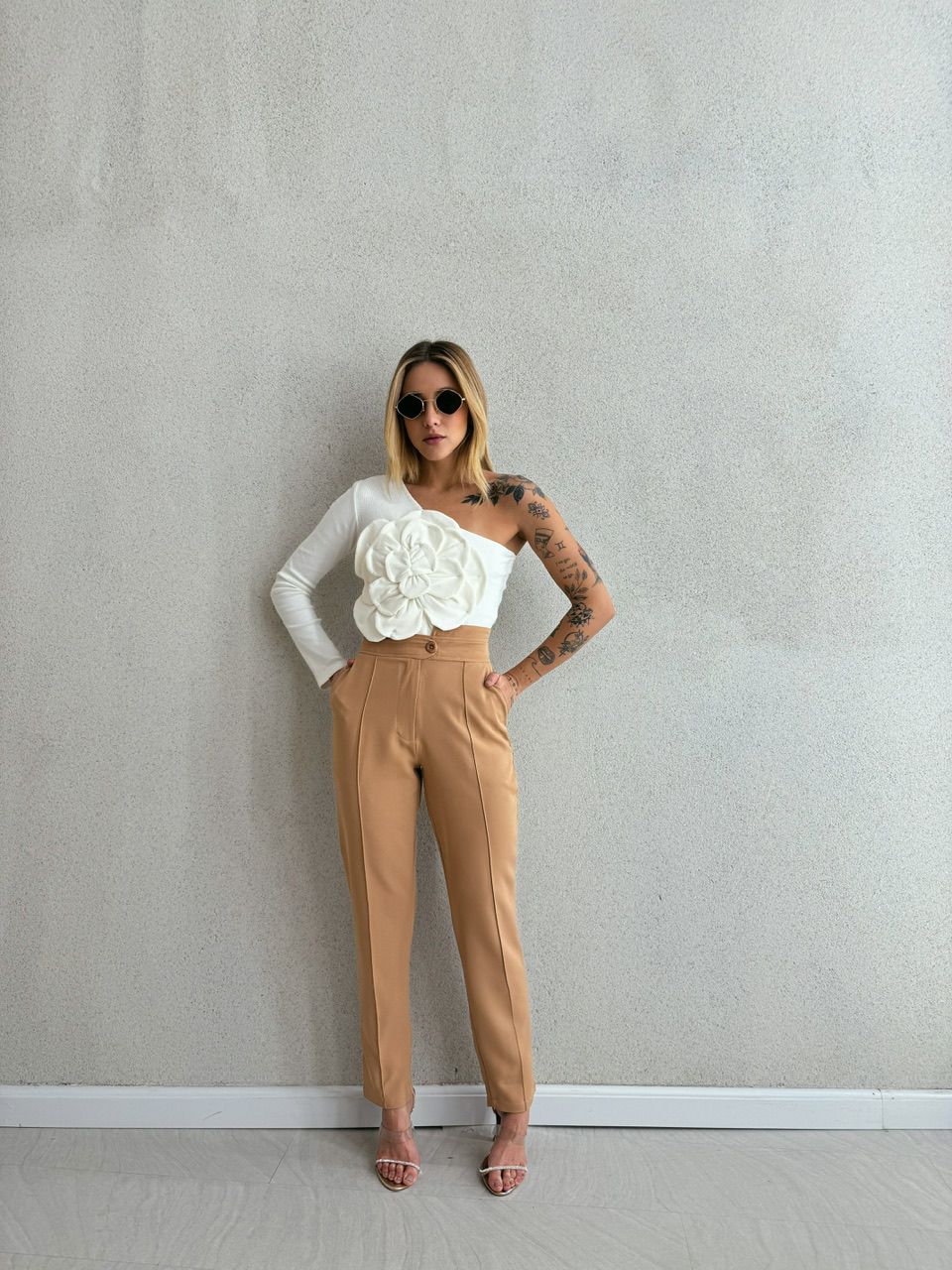CALÇA SKINNY LETÍCIA NUDE