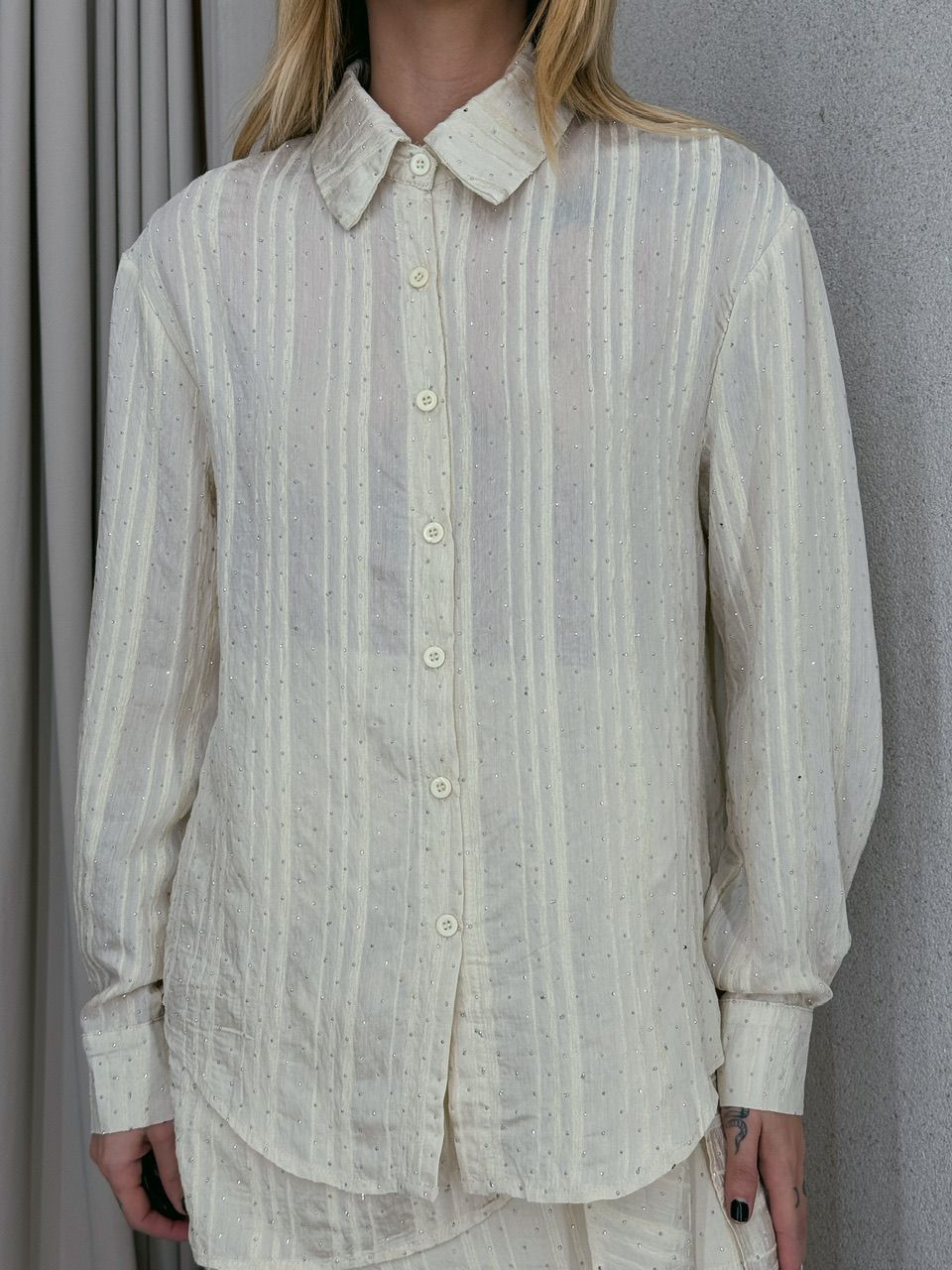 CONJUNTO MELINDA BRILHO MARFIM