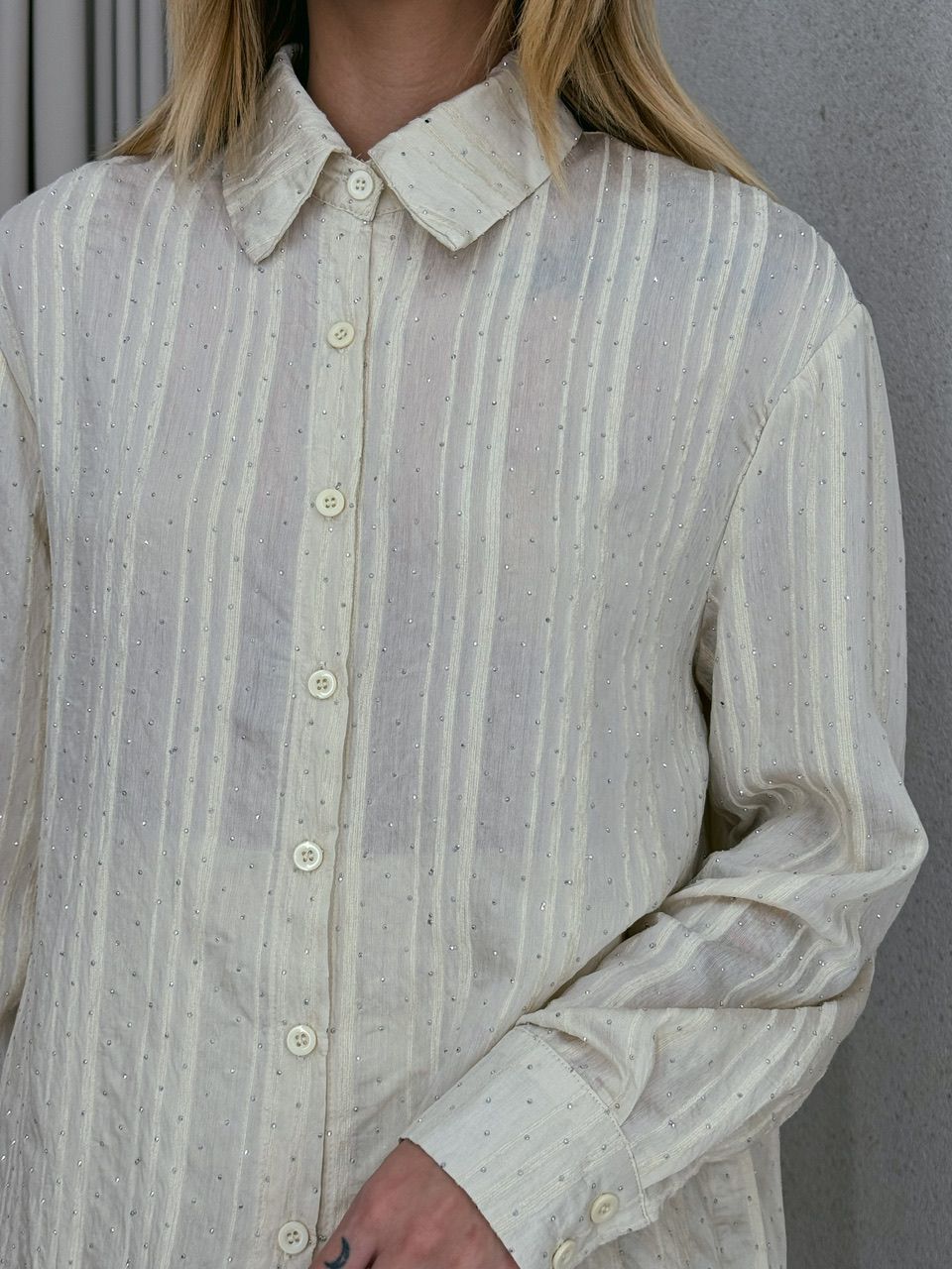 CONJUNTO MELINDA BRILHO MARFIM