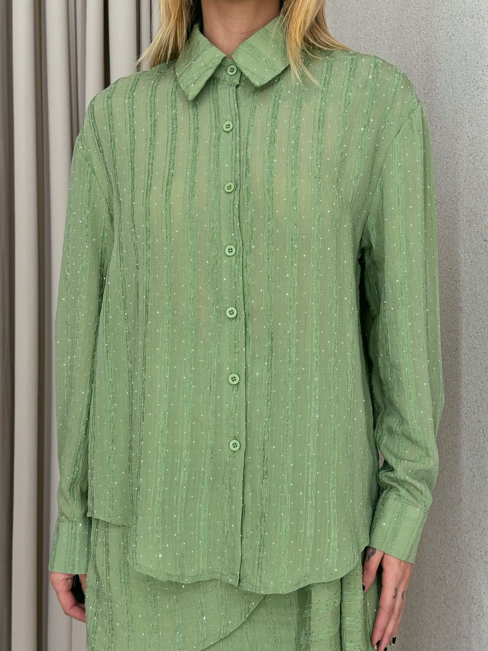 CONJUNTO MELINDA BRILHO VERDE