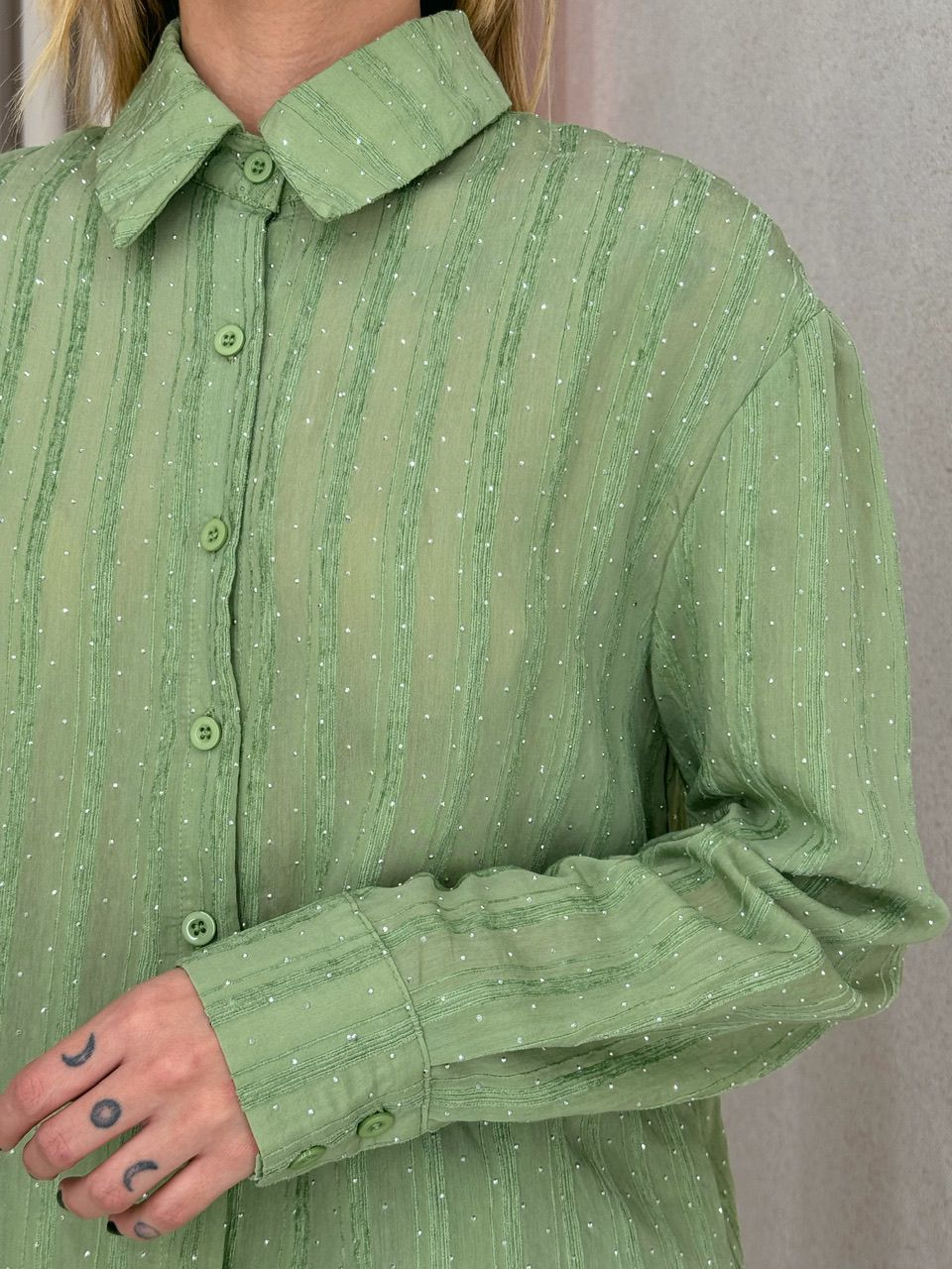 CONJUNTO MELINDA BRILHO VERDE