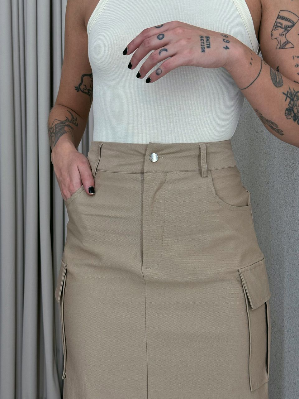 SAIA REBECA CARGO NUDE