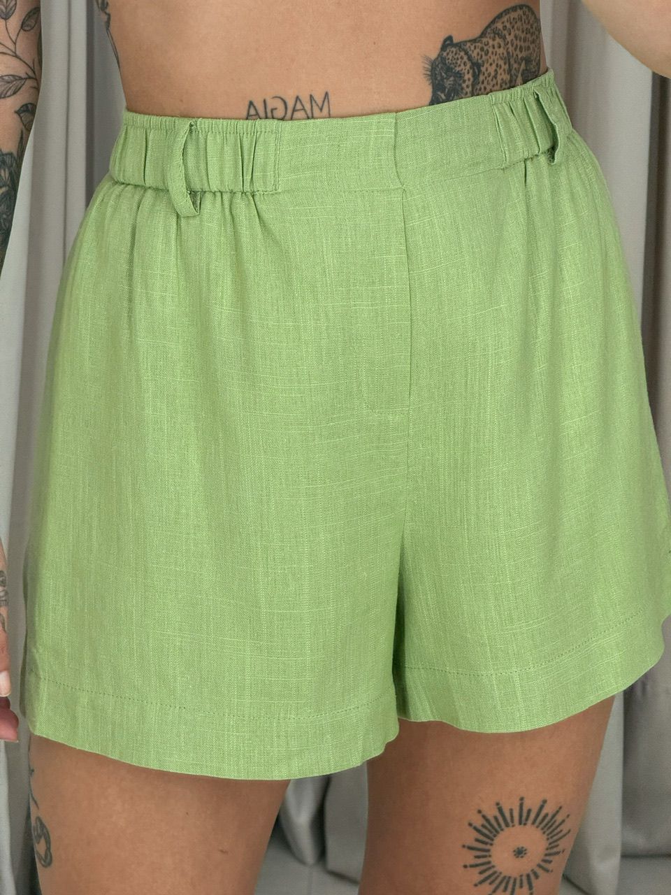 CONJUNTO KAUANY. Short verde