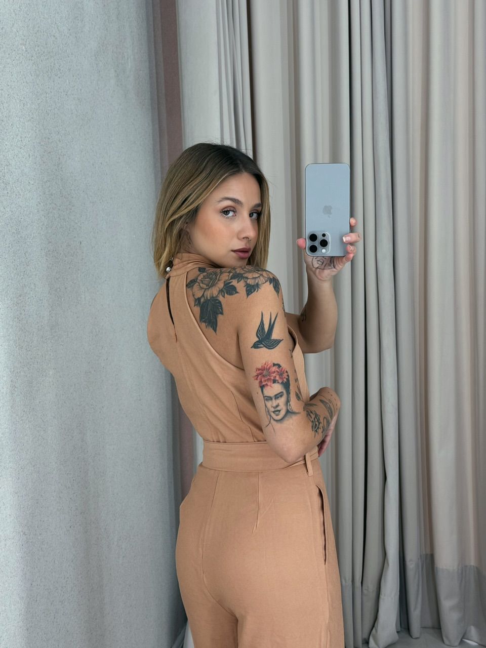 MACACÃO LUARA FAIXA Nude